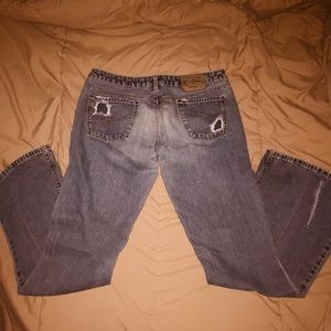 Ladies Silver Jeans 31/33